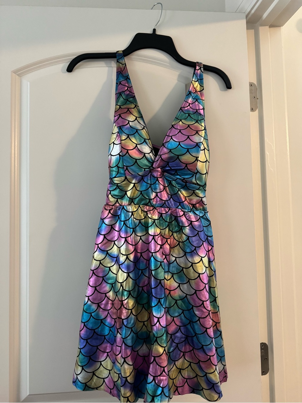 torrid Multicolor Mermaid Scale One-Piece Swimdress